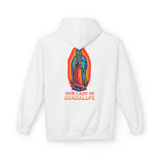 Our Lady of Guadalupe Hoodie | Virgin Mary Hoodie | Catholic Streetwear | Faith Graphic Hoodie | Guadalupe Sweatshirt