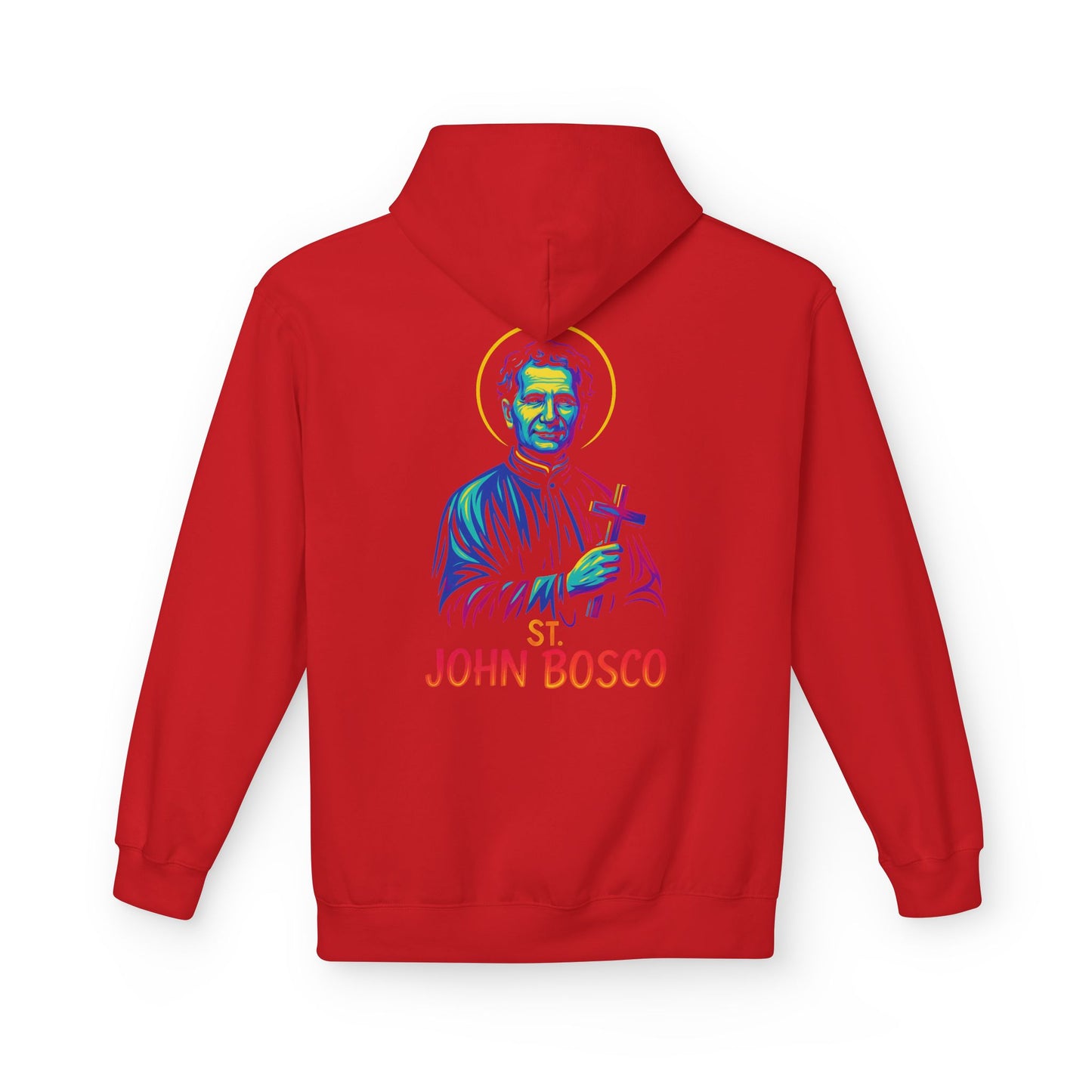 St. John Bosco Neon Hoodie | Catholic Streetwear – Faith, Hustle & Hope for the Youth