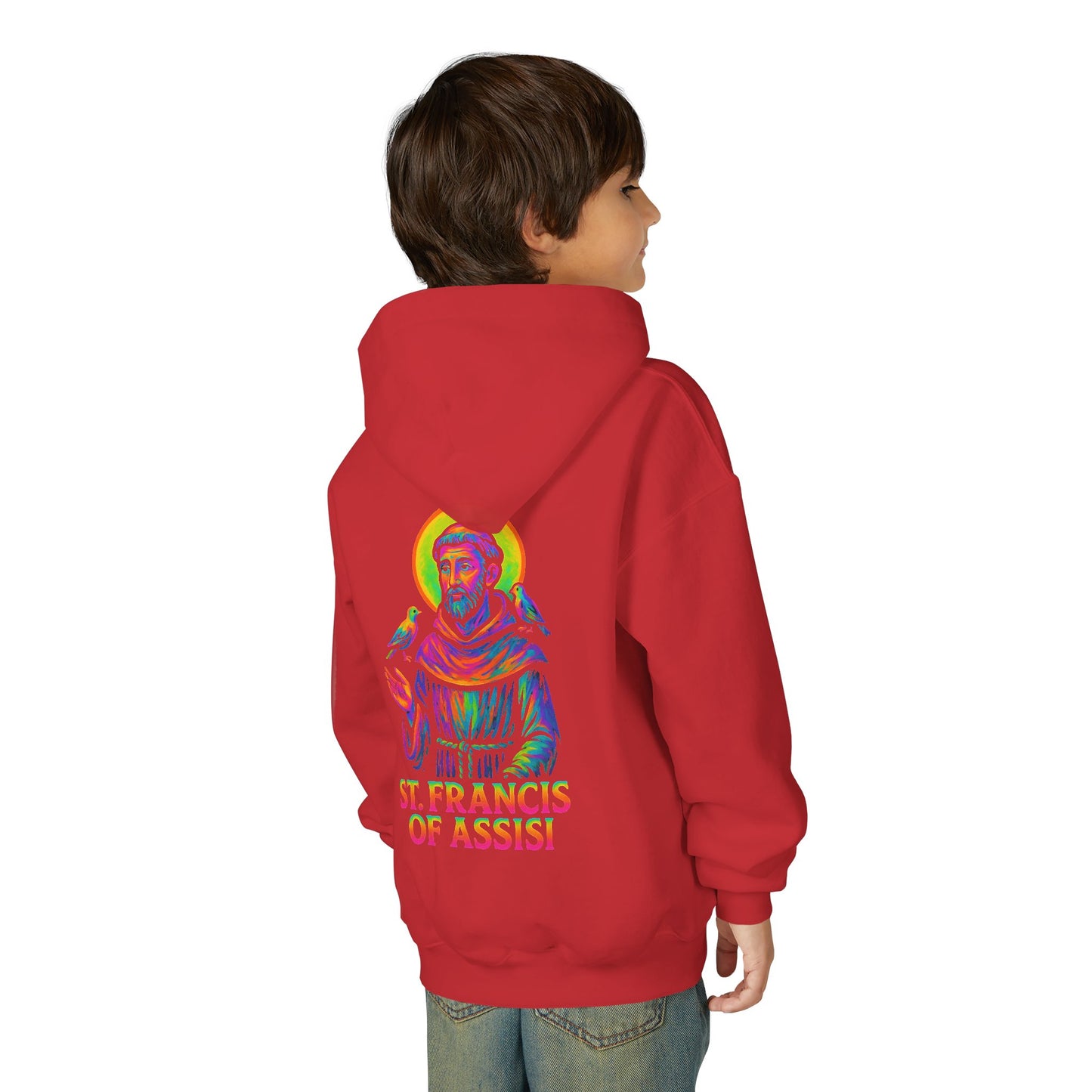 St. Francis of Assisi Youth Hoodie | Catholic Streetwear for Kids