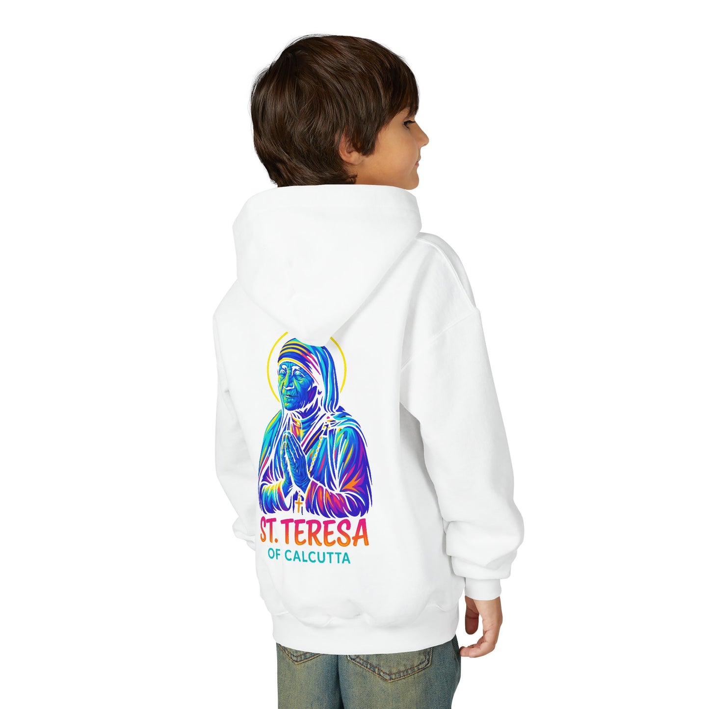 St. Teresa of Calcutta Youth Hoodie | Catholic Streetwear for Kids