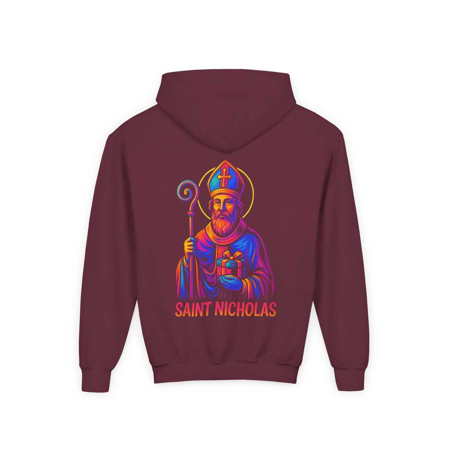 St. Nicholas Youth Hoodie | Catholic Streetwear for Kids