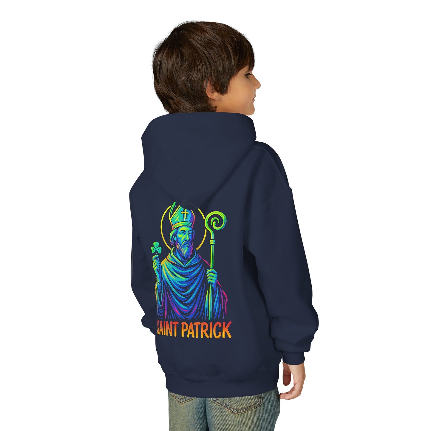 St. Patrick Youth Hoodie | Catholic Streetwear for Kids