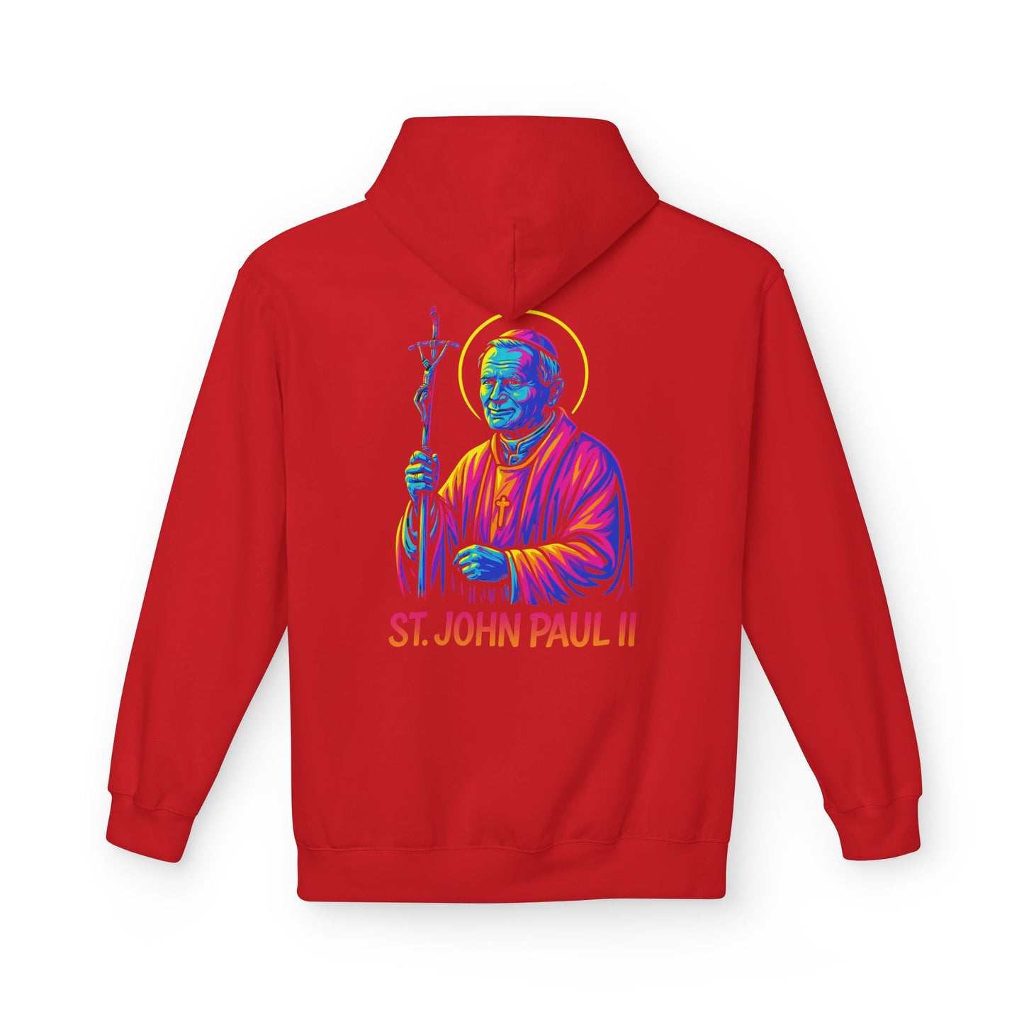 St. John Paul II Hoodie | Catholic Saint Hoodie | Christian Streetwear | Patron Saint Gift
