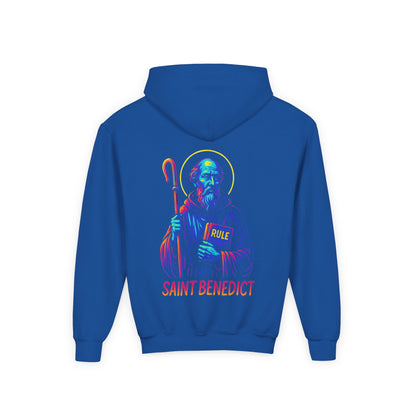 St. Benedict | Kids Catholic Hoodie | Ora et Labora