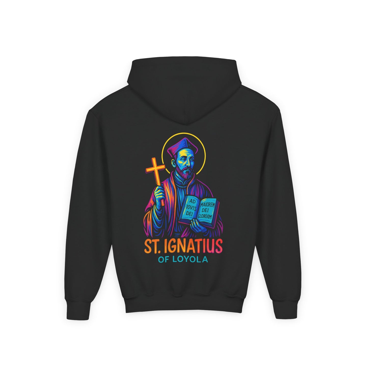 St. Ignatius of Loyola | Kids Catholic Hoodie | AMDG