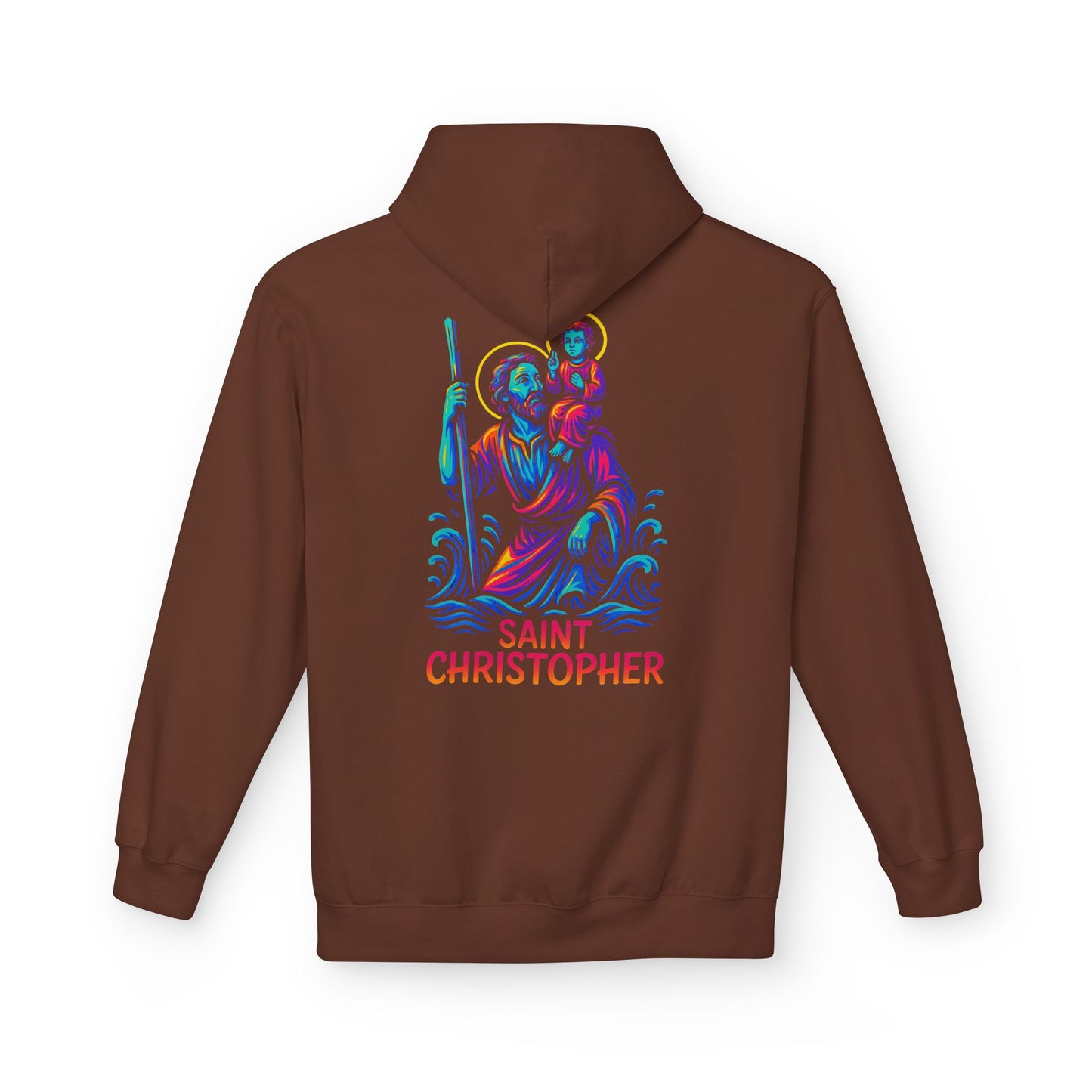 St. Christopher Hoodie – Catholic Saint Hoodie – Christian Streetwear