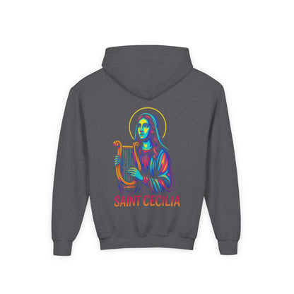 St. Cecilia | Kids Catholic Hoodie | Patron of Music