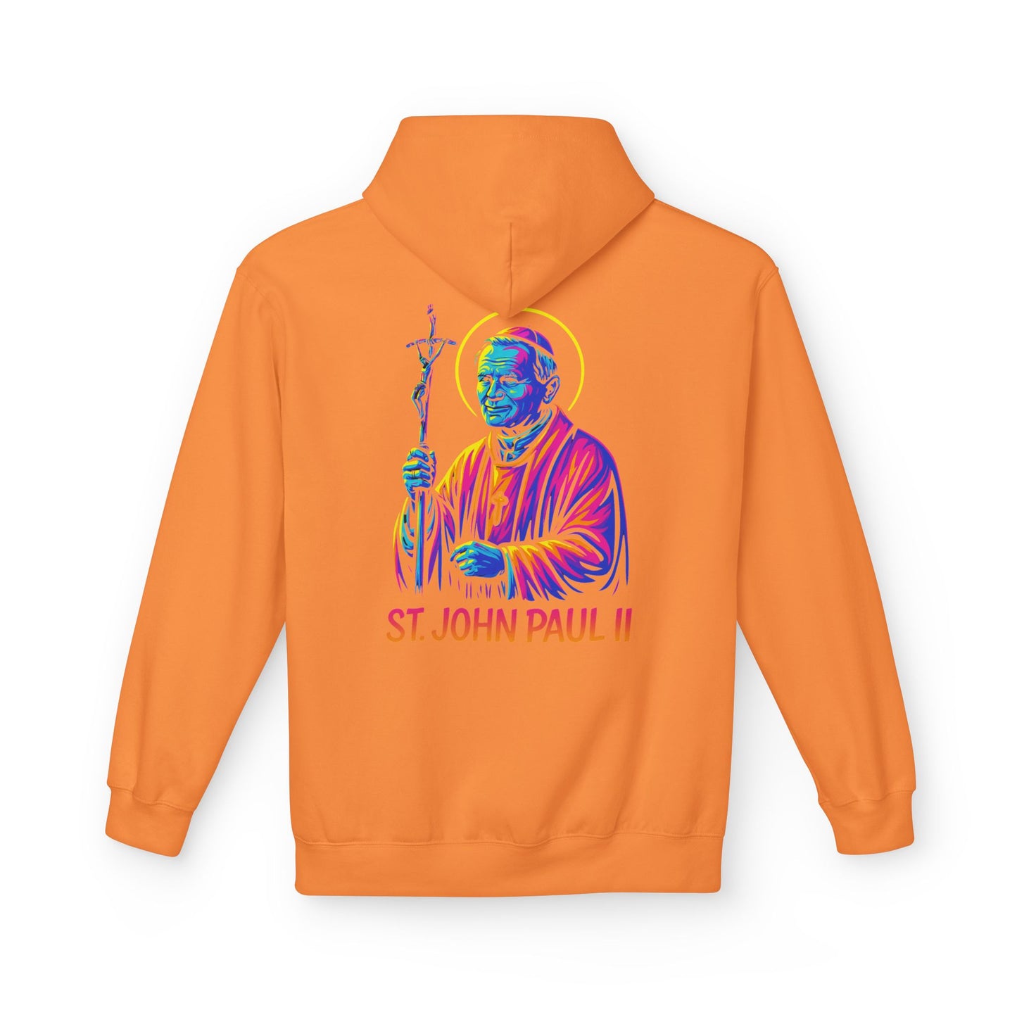 St. John Paul II Hoodie | Catholic Saint Hoodie | Christian Streetwear | Patron Saint Gift
