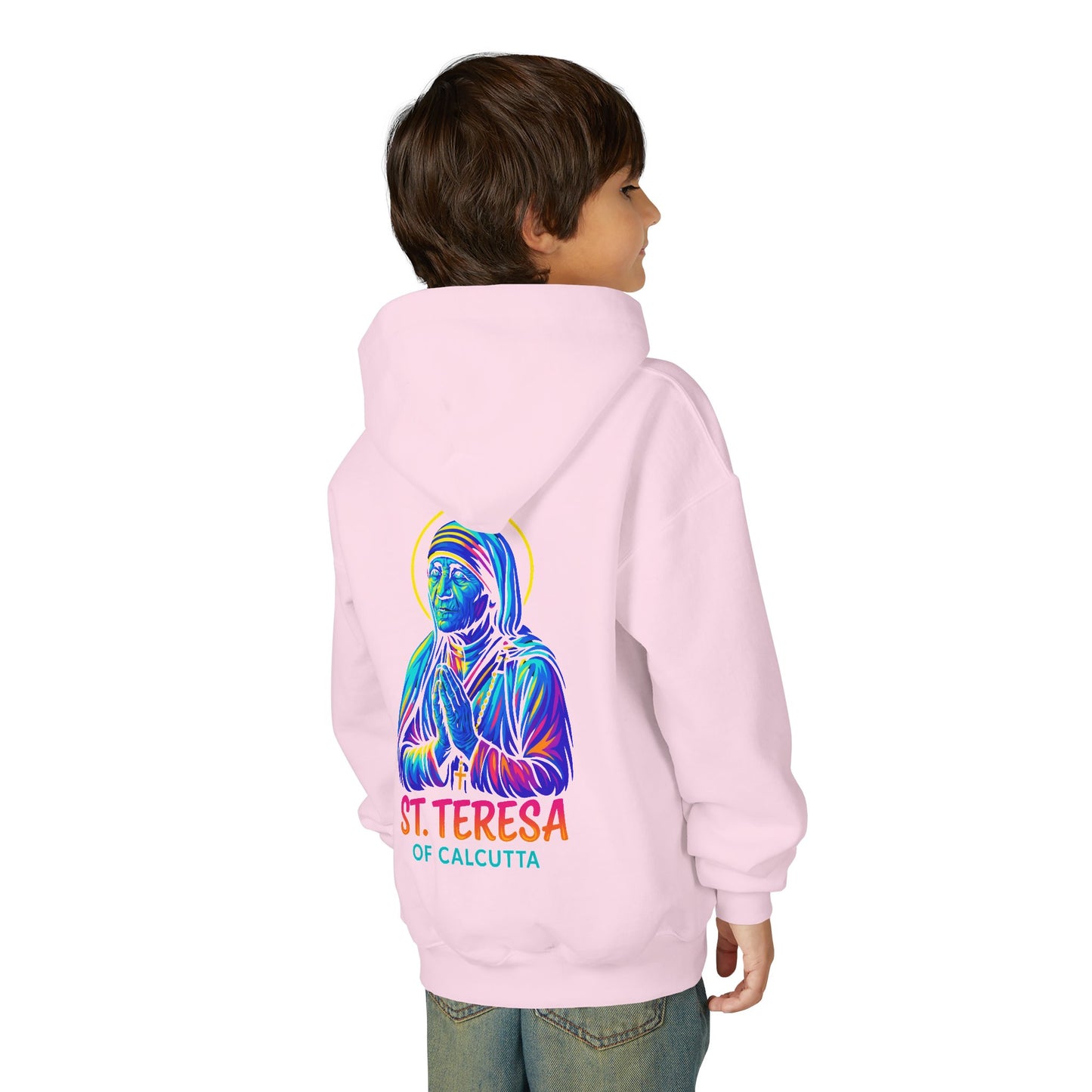 St. Teresa of Calcutta Youth Hoodie | Catholic Streetwear for Kids