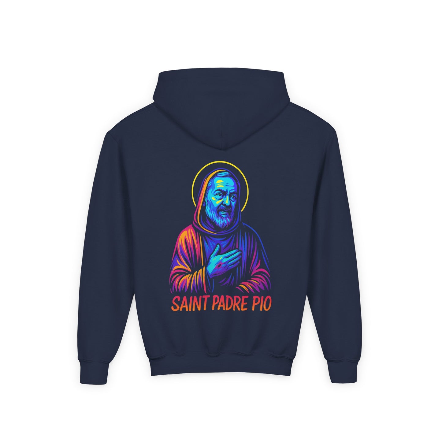 St. Padre Pio Youth Hoodie | Catholic Streetwear for Kids