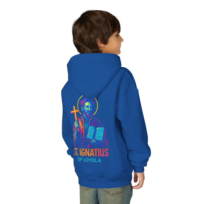 St. Ignatius of Loyola | Kids Catholic Hoodie | AMDG