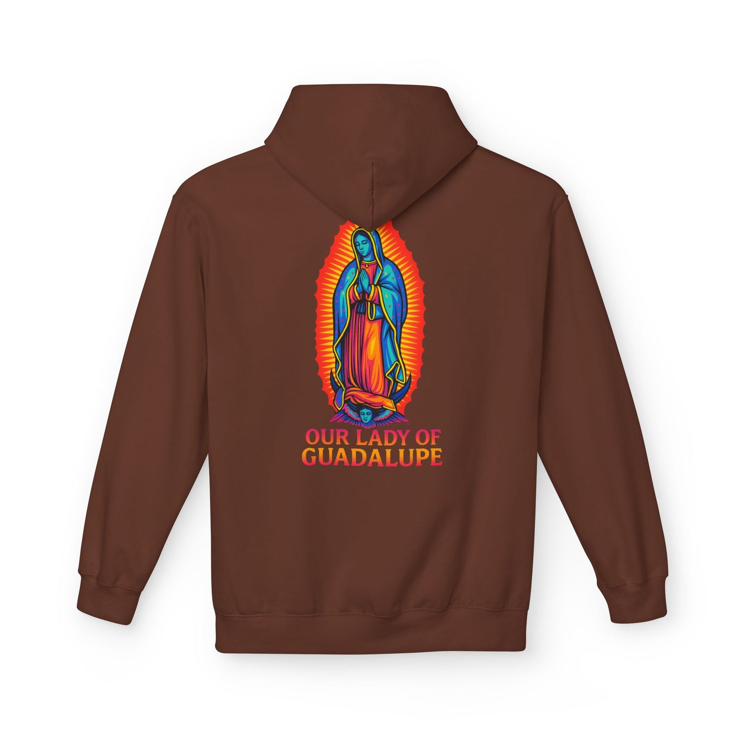 Our Lady of Guadalupe Hoodie | Virgin Mary Hoodie | Catholic Streetwear | Faith Graphic Hoodie | Guadalupe Sweatshirt