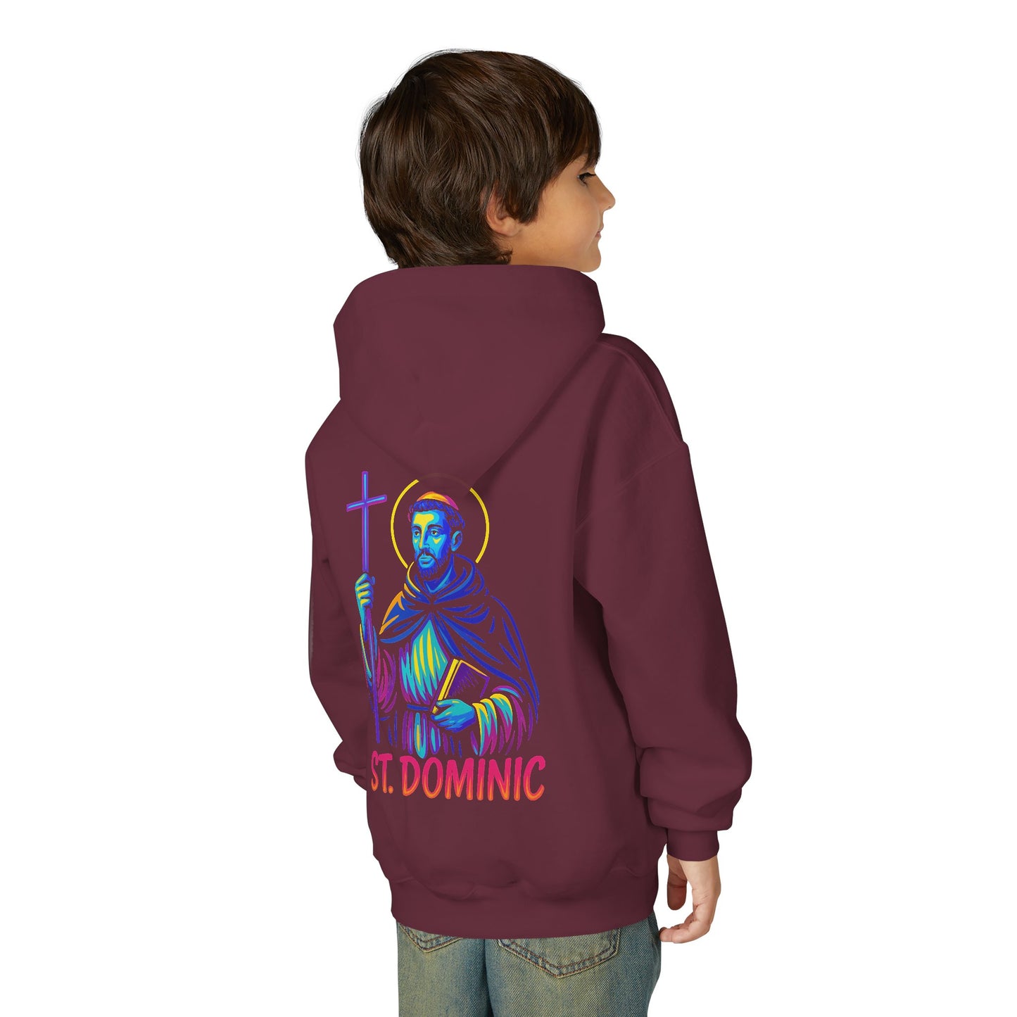 St. Dominic Youth Hoodie | Catholic Streetwear for Kids