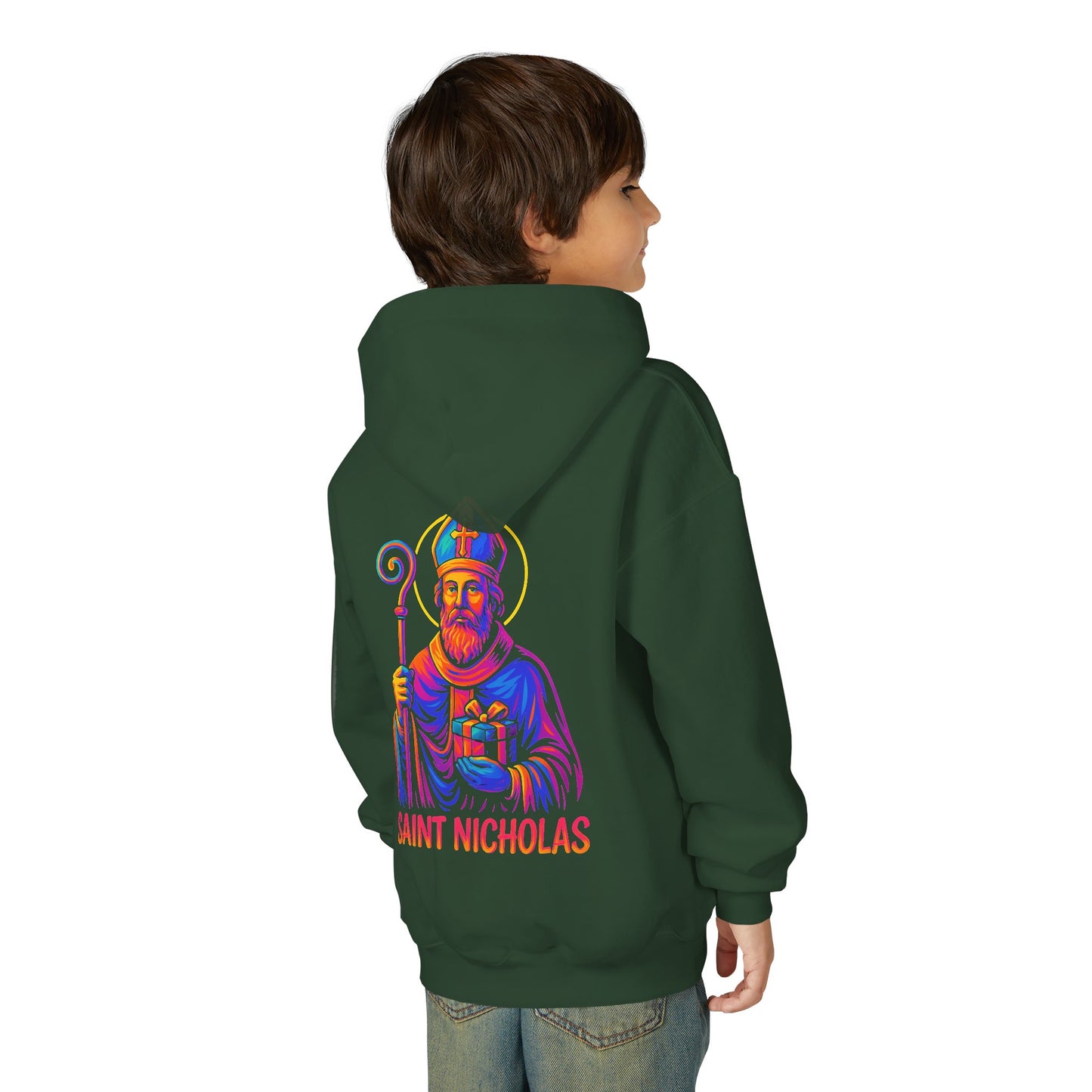 St. Nicholas Youth Hoodie | Catholic Streetwear for Kids