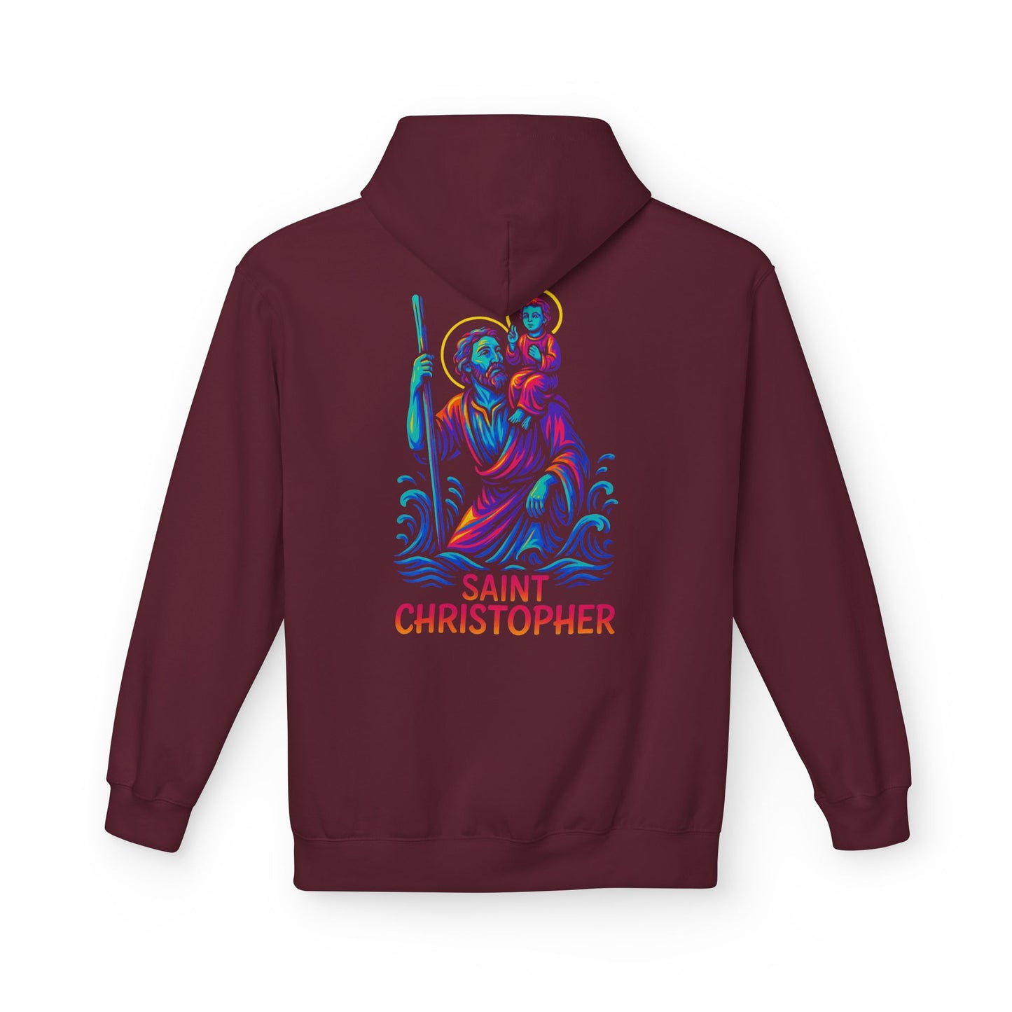 St. Christopher Hoodie – Catholic Saint Hoodie – Christian Streetwear