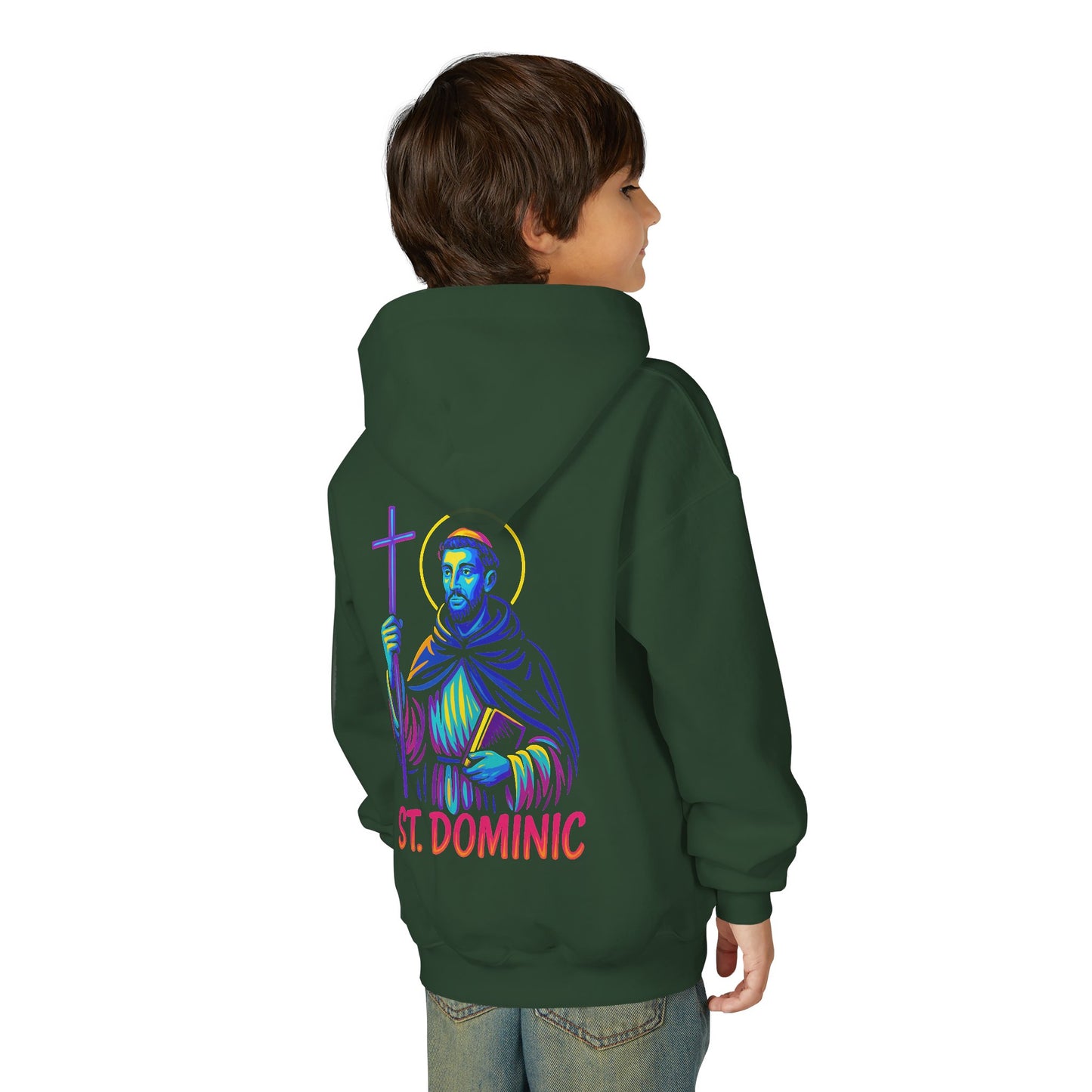 St. Dominic Youth Hoodie | Catholic Streetwear for Kids