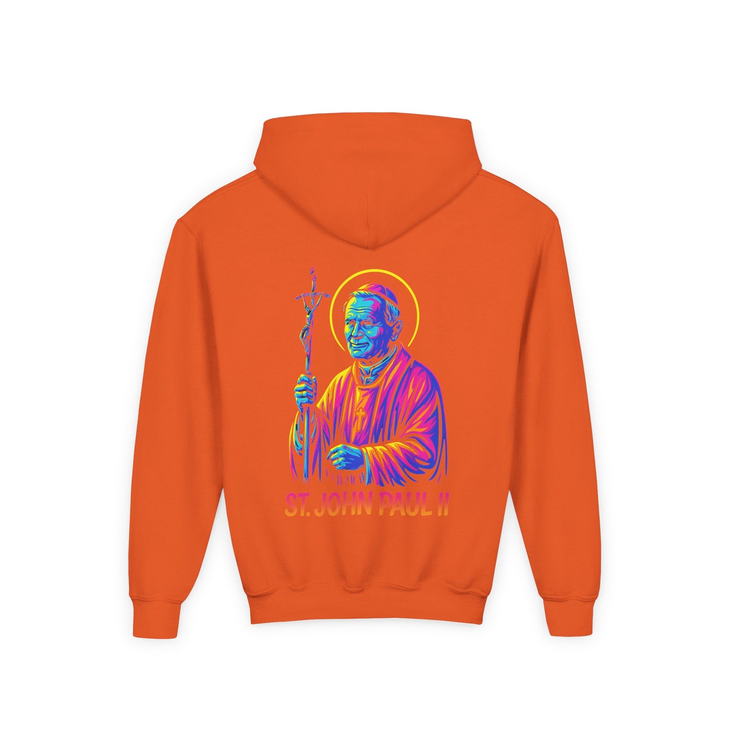 St. John Paul II Youth Hoodie | Catholic Streetwear for Kids
