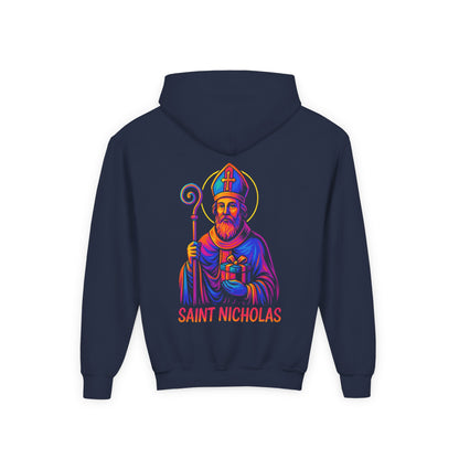 St. Nicholas | Kids Catholic Hoodie | Real St. Nick