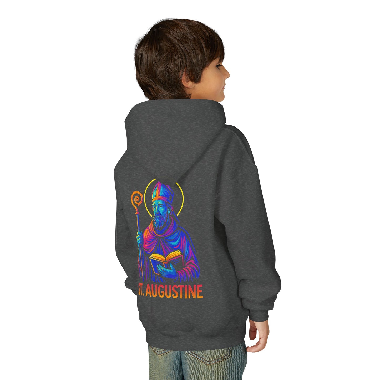 St. Augustine Youth Hoodie | Catholic Streetwear for Kids
