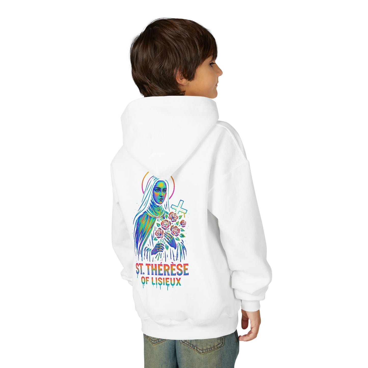 St. Thérèse of Lisieux Youth Hoodie | Catholic Streetwear for Kids