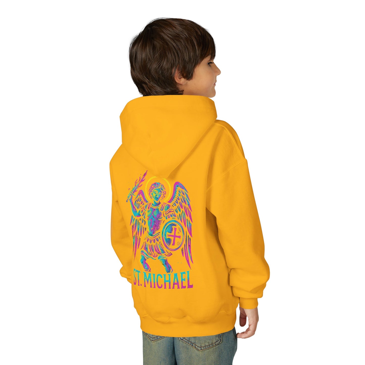 St. Michael the Archangel Youth Hoodie | Catholic Streetwear for Kids
