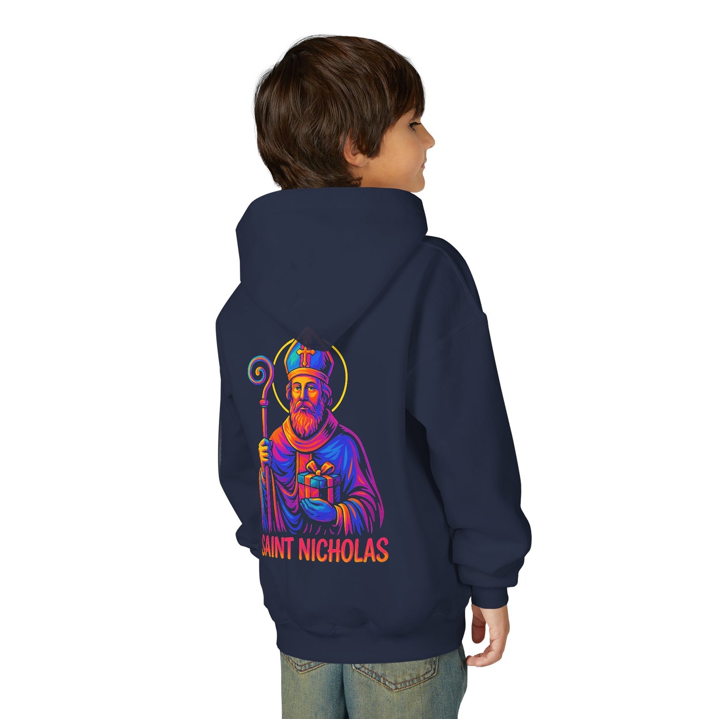 St. Nicholas Youth Hoodie | Catholic Streetwear for Kids