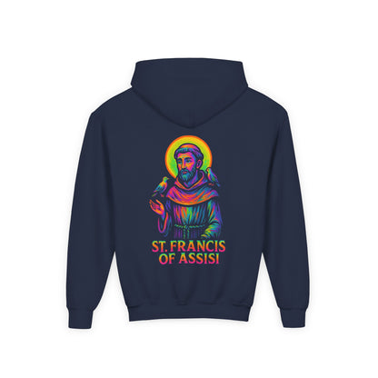 St. Francis | Kids Catholic Hoodie | Peace & Creation