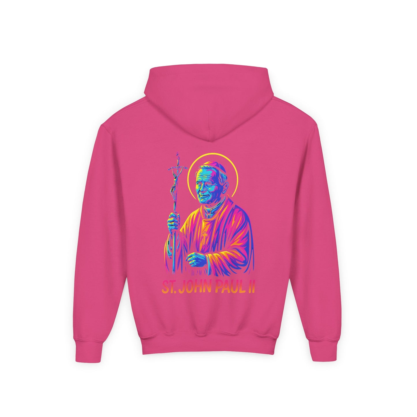 St. John Paul II Youth Hoodie | Catholic Streetwear for Kids