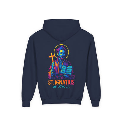 St. Ignatius of Loyola | Kids Catholic Hoodie | AMDG
