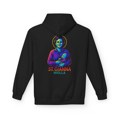 St. Gianna Molla | Catholic Hoodie | Pro-Life Witness
