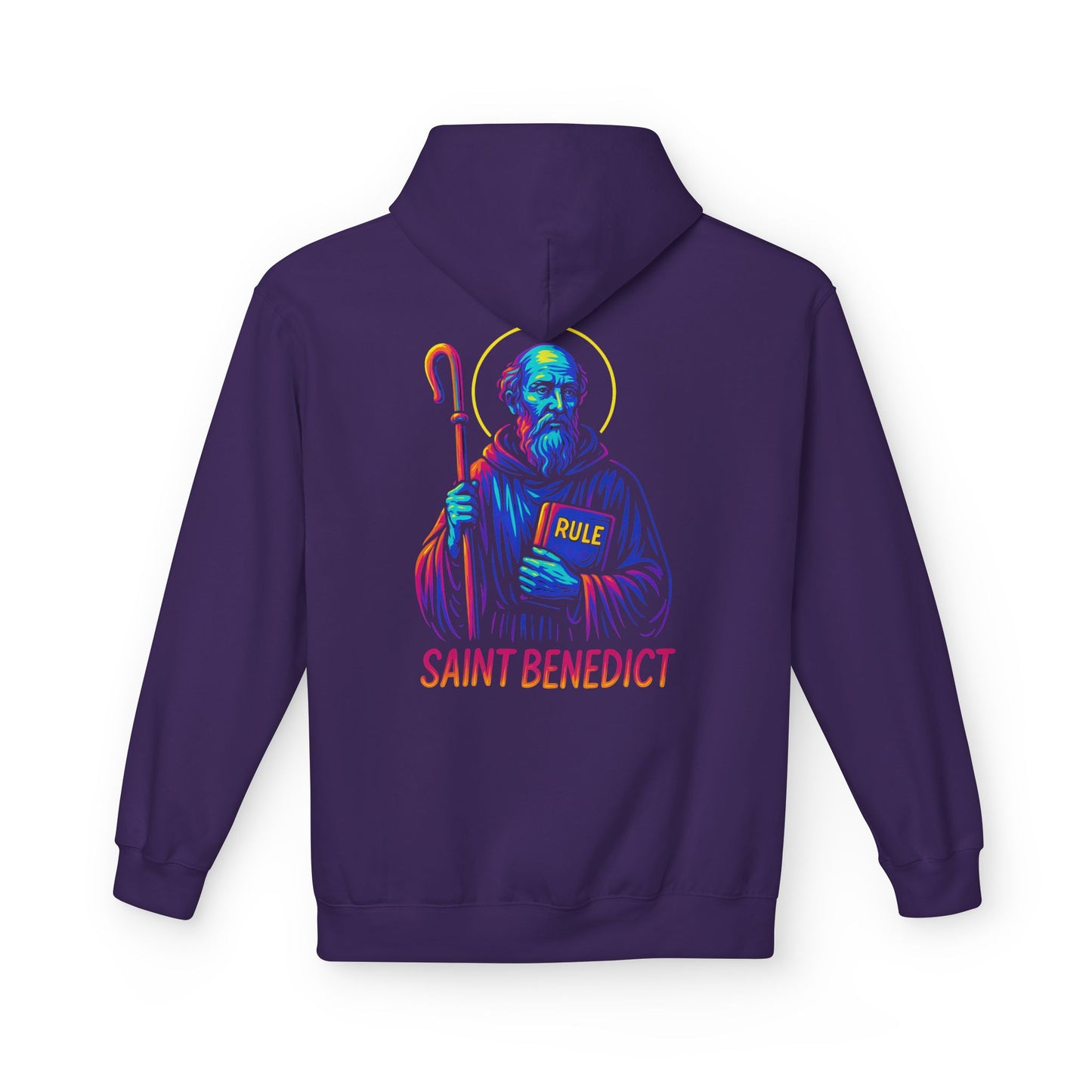 St. Benedict Hoodie | Catholic Saint Hoodie | Christian Streetwear | Patron Saint Gift