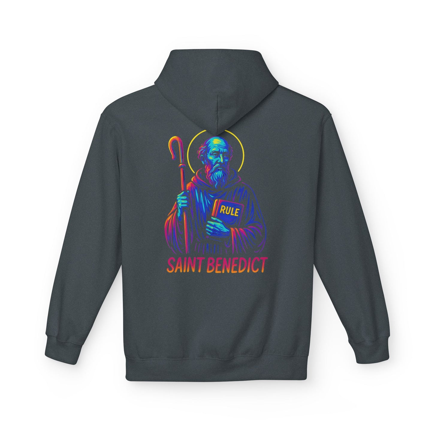 St. Benedict Hoodie | Catholic Saint Hoodie | Christian Streetwear | Patron Saint Gift