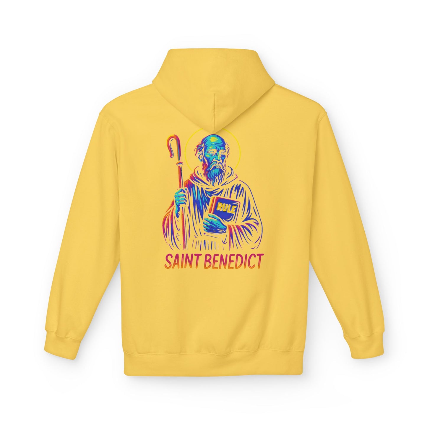 St. Benedict Hoodie | Catholic Saint Hoodie | Christian Streetwear | Patron Saint Gift