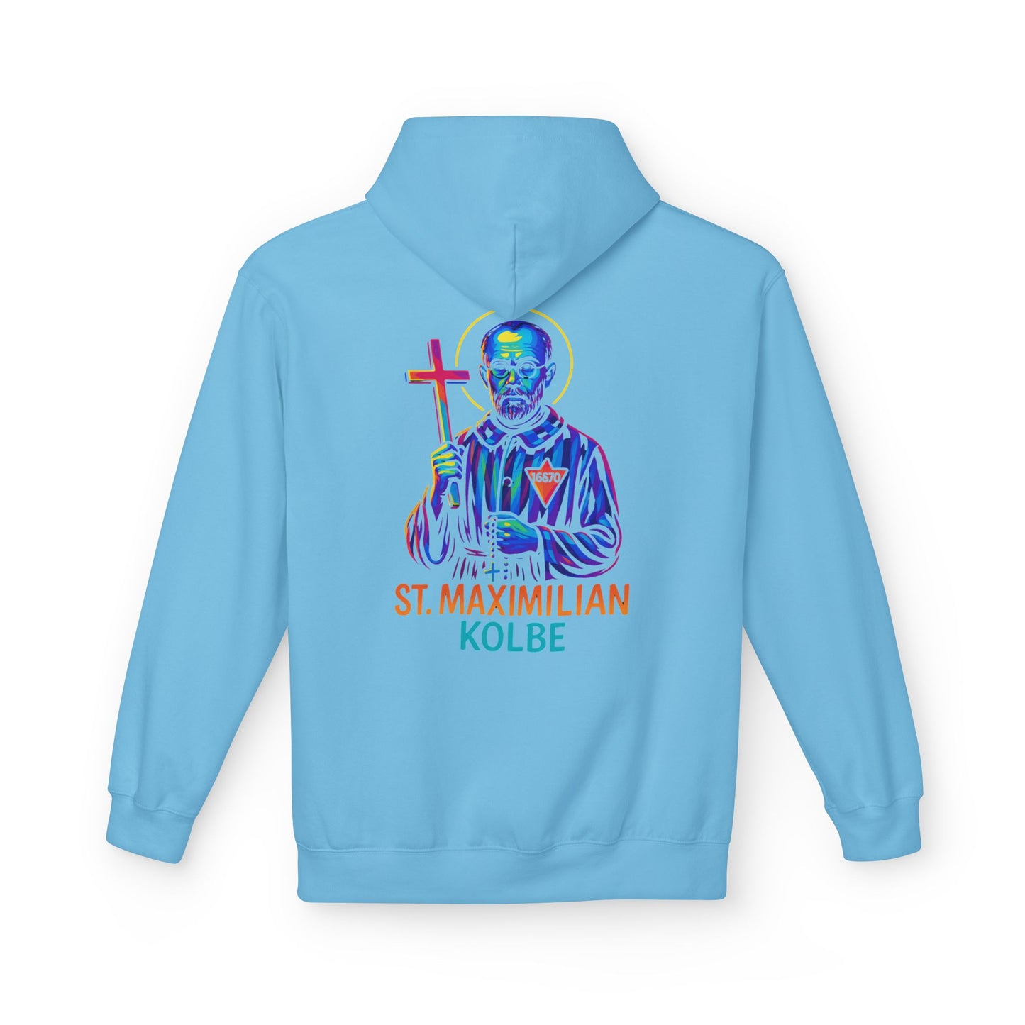 St. Maximilian Kolbe Hoodie – Catholic Saint Hoodie – Christian Streetwear