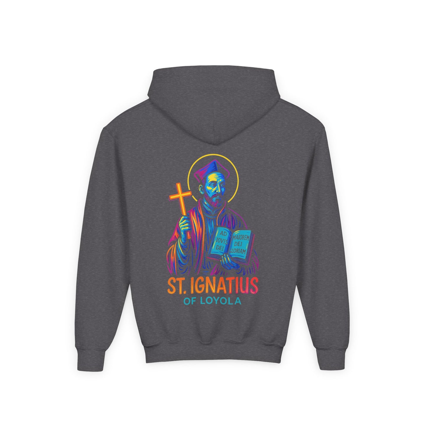 St. Ignatius of Loyola | Kids Catholic Hoodie | AMDG