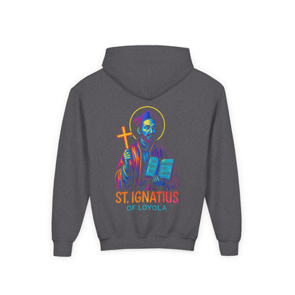 St. Ignatius of Loyola | Kids Catholic Hoodie | AMDG