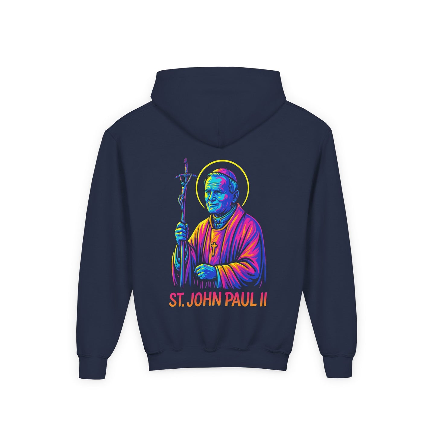 St. John Paul II Youth Hoodie | Catholic Streetwear for Kids