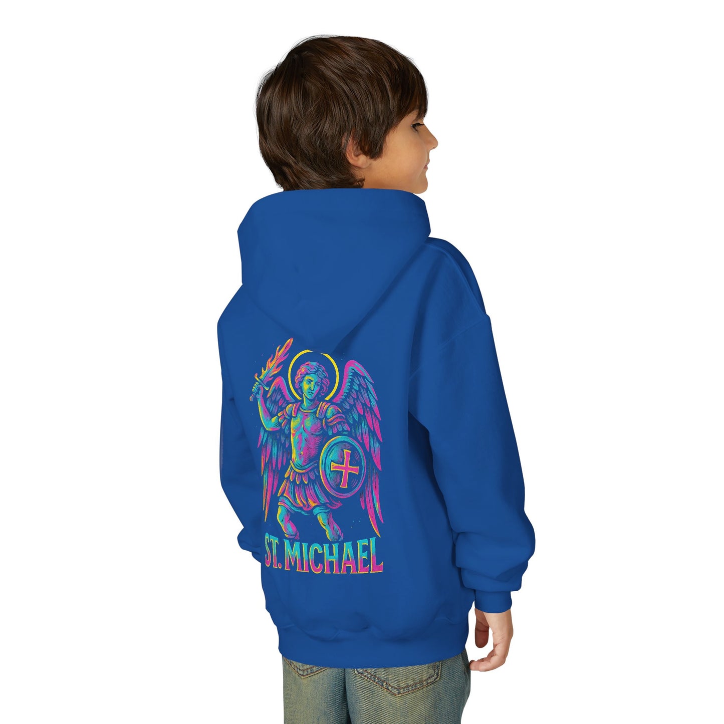St. Michael the Archangel Youth Hoodie | Catholic Streetwear for Kids