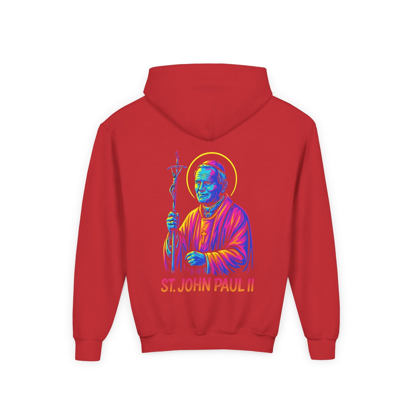 St. John Paul II Youth Hoodie | Catholic Streetwear for Kids