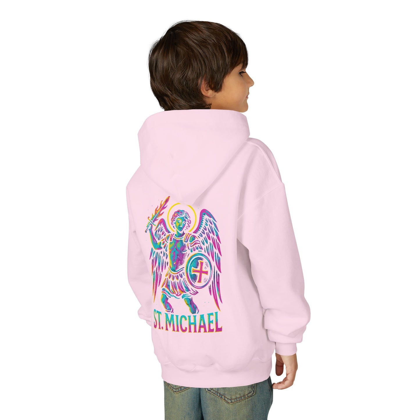 St. Michael the Archangel Youth Hoodie | Catholic Streetwear for Kids