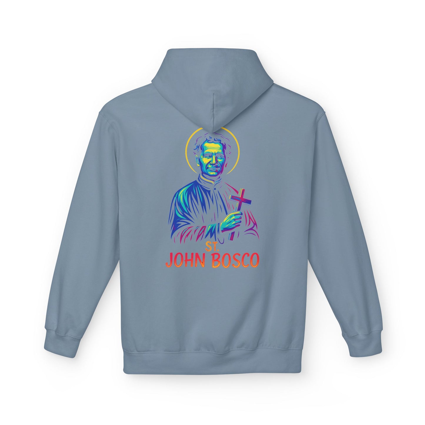 St. John Bosco Neon Hoodie | Catholic Streetwear – Faith, Hustle & Hope for the Youth