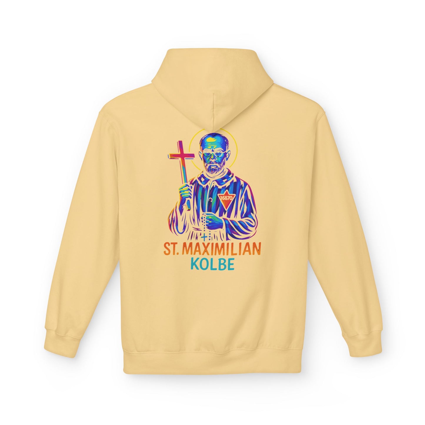 St. Maximilian Kolbe Hoodie – Catholic Saint Hoodie – Christian Streetwear