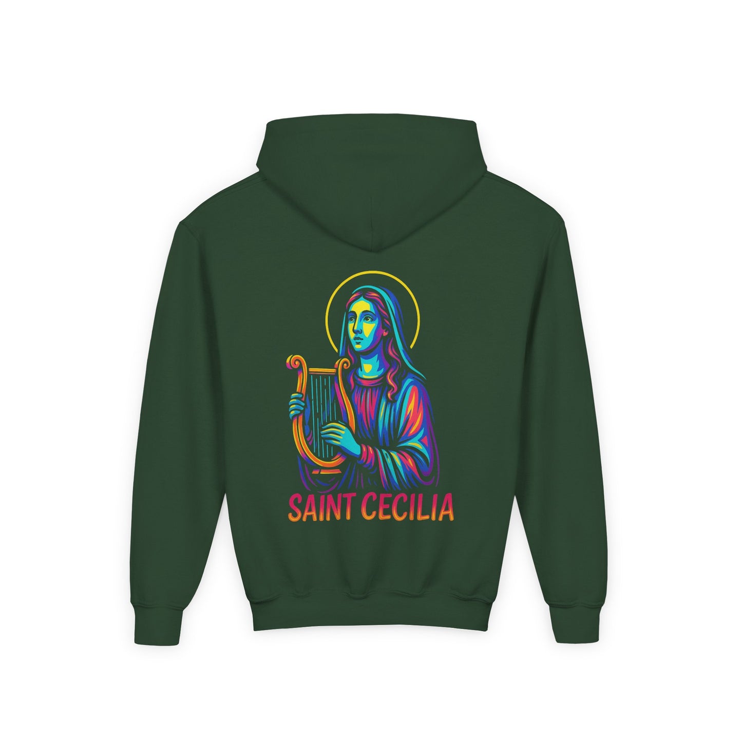 St. Cecilia Youth Hoodie | Catholic Streetwear for Kids