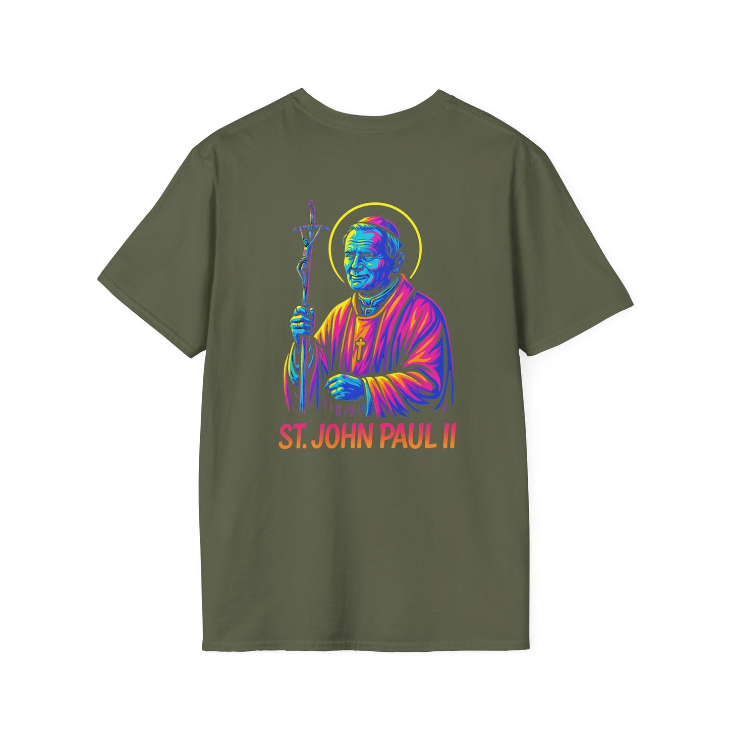 St. John Paul II T-Shirt | Catholic Streetwear | Faith-Inspired Apparel