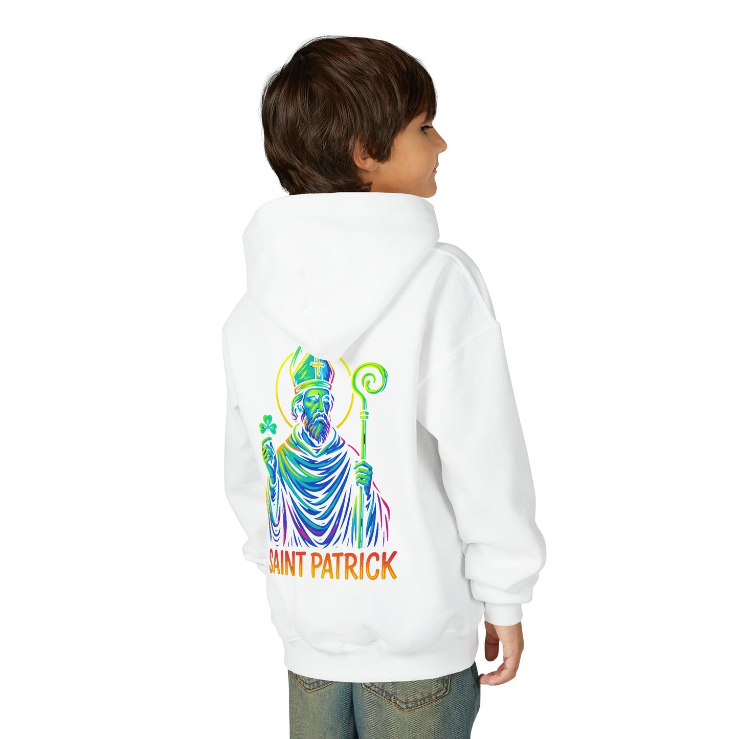 St. Patrick Youth Hoodie | Catholic Streetwear for Kids