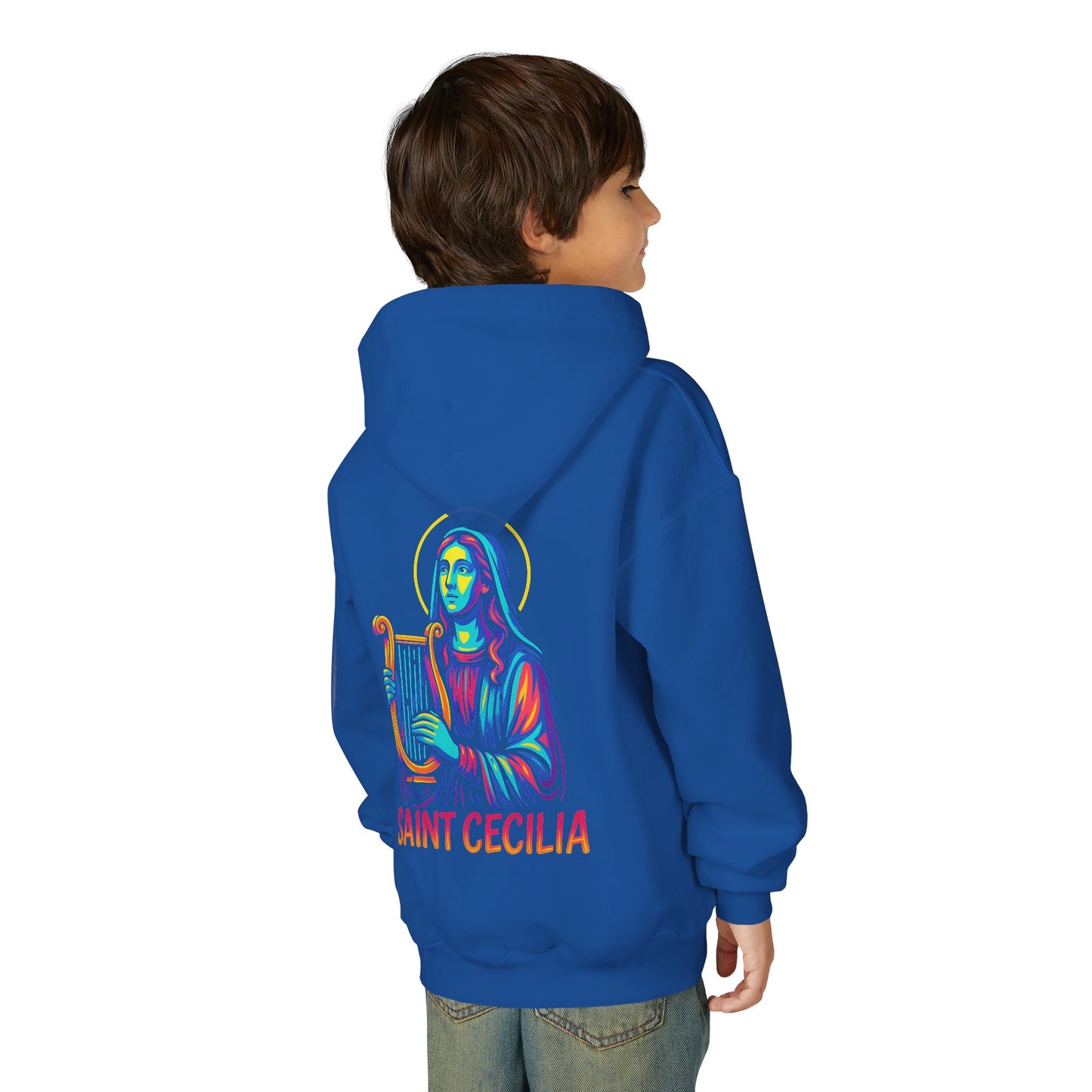St. Cecilia Youth Hoodie | Catholic Streetwear for Kids