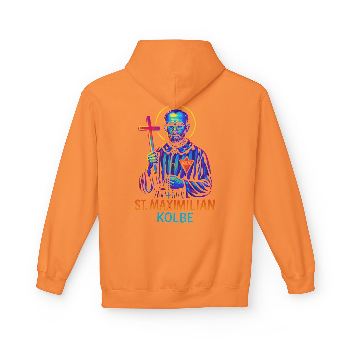 St. Maximilian Kolbe Hoodie – Catholic Saint Hoodie – Christian Streetwear