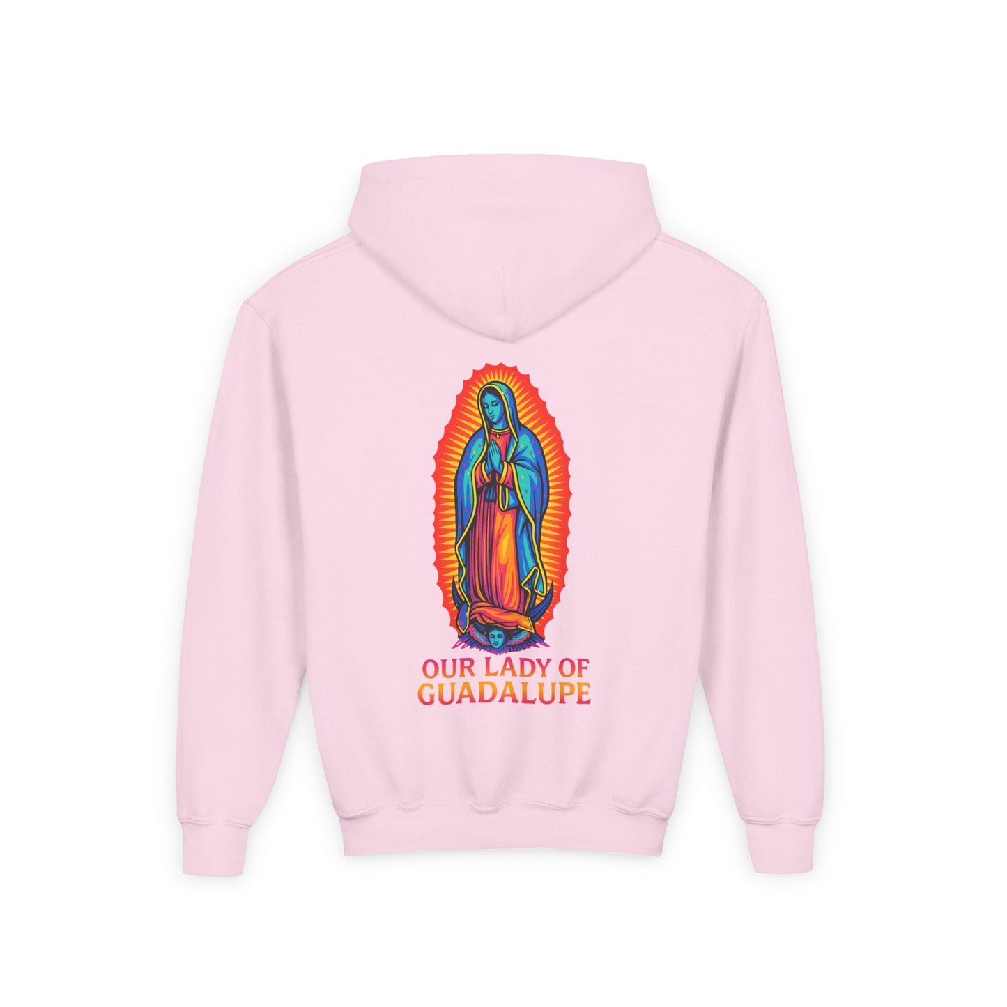 Our Lady of Guadalupe Youth Hoodie | Catholic Streetwear for Kids