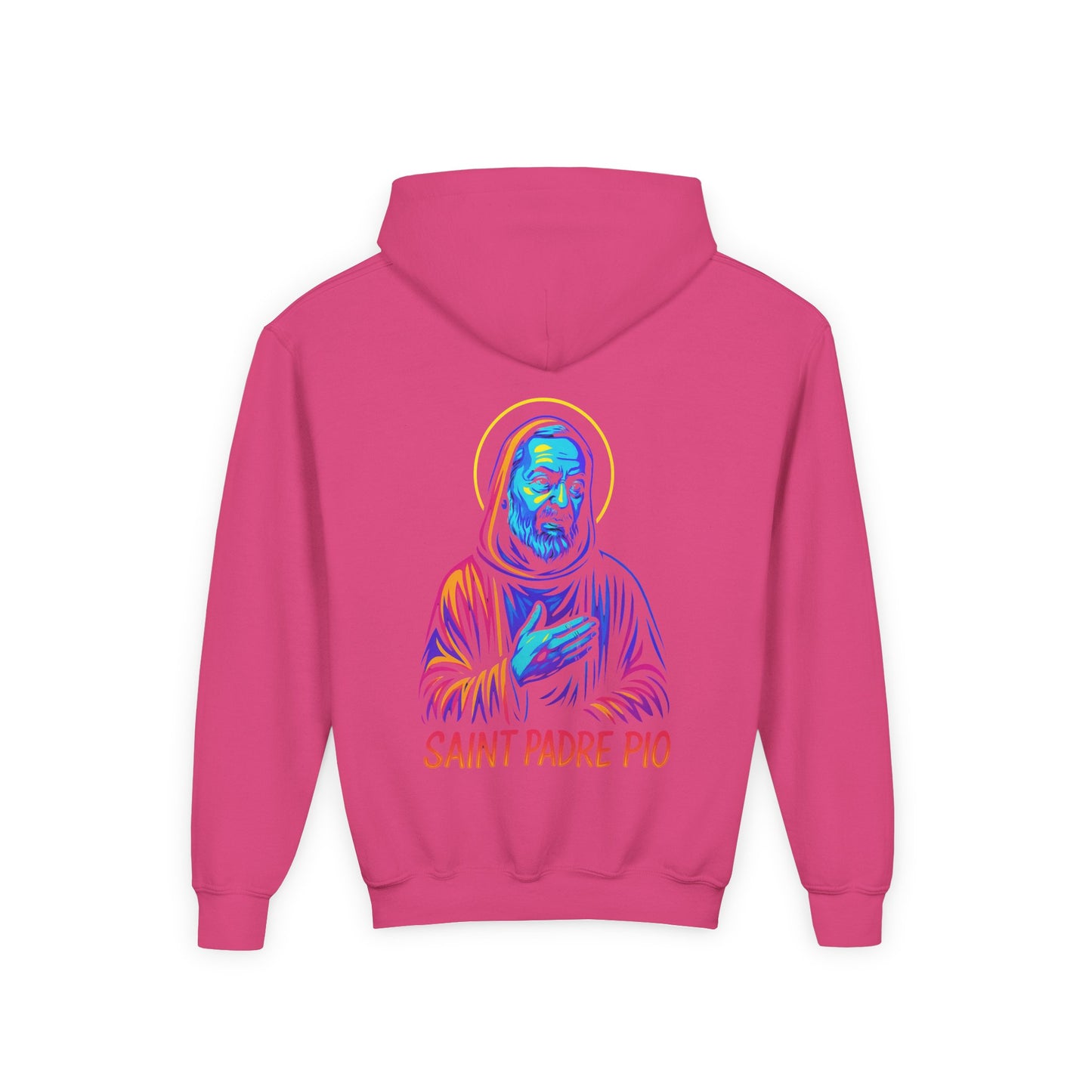 St. Padre Pio Youth Hoodie | Catholic Streetwear for Kids