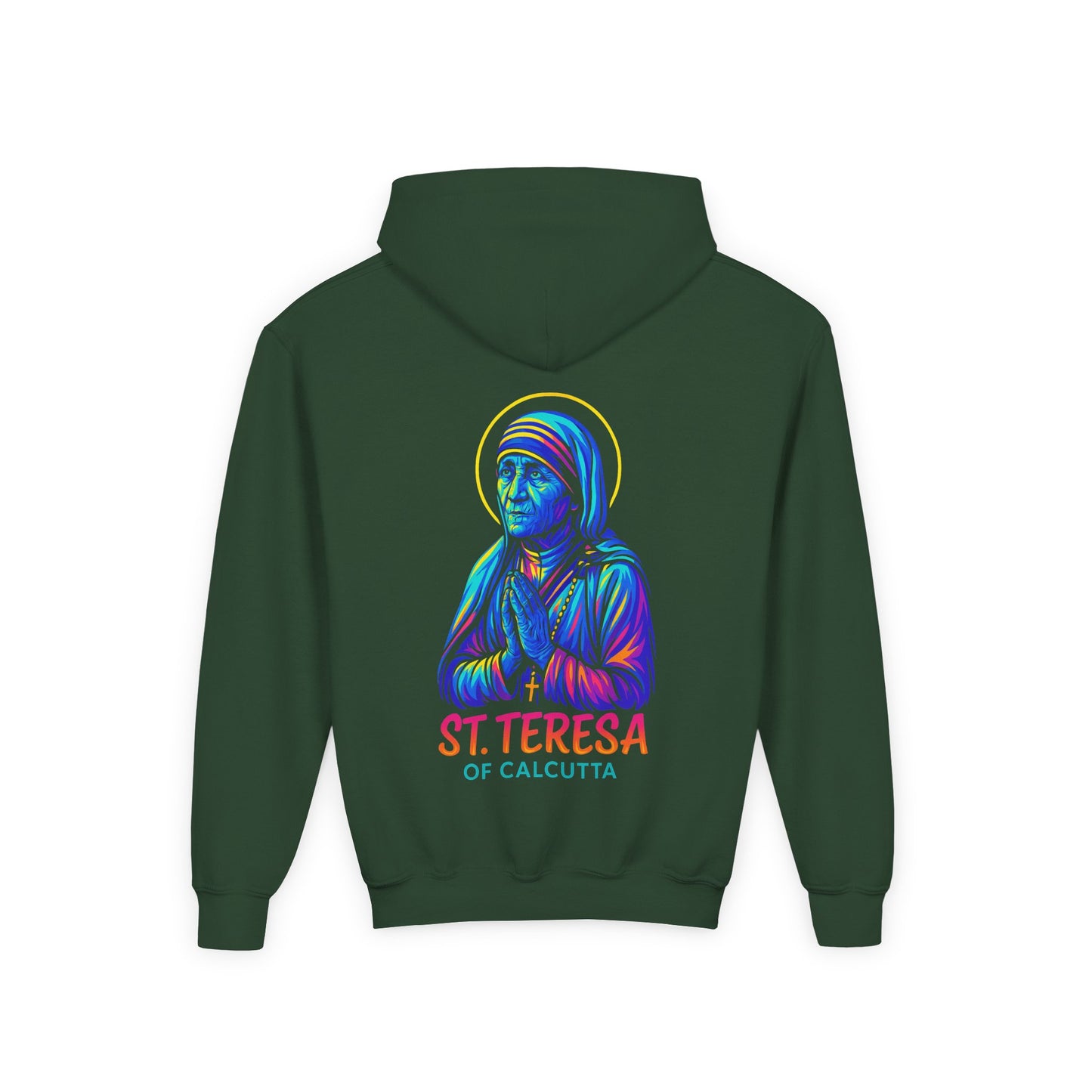 St. Teresa of Calcutta Youth Hoodie | Catholic Streetwear for Kids